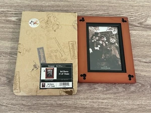 Disney Parks Authentic Original Cherrywood Mickey Mouse Ears 4 X 6 Picture Frame - Picture 1 of 7