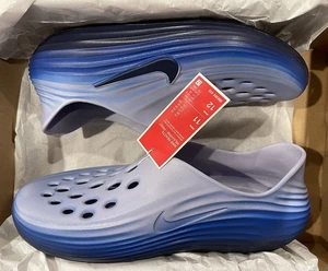 NIKE REJUVEN8 REACTX Comet Blue Clogs Slides Men US 11 NEW IN BOX IB6366 400 - Picture 1 of 11