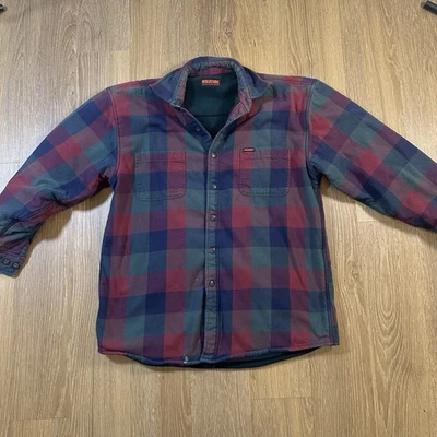 Wolverine Franela Forrada Camisa de Trabajo Chaqueta Para Hombre Resistente A Cuadros Ropa de Trabajo Mediana Foto 1 de 4