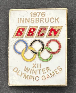 BBC INNSBRUCK 1976 JUEGOS OLÍMPICOS DE INVIERNO Pin Insignia Personal de Emisora de TV Insignia - Imagen 1 de 2