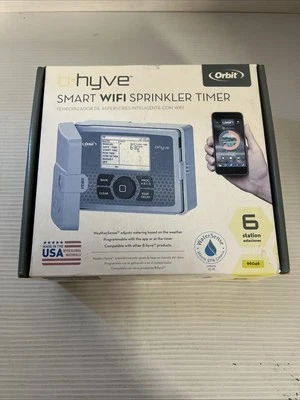 Orbit 96046 B-Hyve 6 Station Indoor/Outdoor Wi-Fi Irrigation Controller - Grey - Image 1 of 4