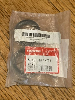 JUEGO DE JUNTAS DE HORQUILLA HONDA OEM NOS 51490-KA4-731 CR480R/CR250R/XR500R/CR500R Foto 1 de 2