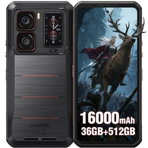 Outdoor Smartphone OUKITEL WP300 Android 15 512GB  16000mAh / NFC/ GPS  5G Handy - Bild 1 von 12