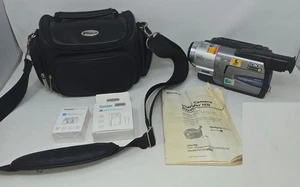 Sony CCD-TRV98 Hi8 Analog Camcorder 8MM Cassette Carry Case Hi8 Video8 Tapes - Picture 1 of 22