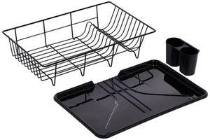 Sweet Home Collection Dish Drainer Drain Board And Utensil Holder Simp - Picture 1 of 7