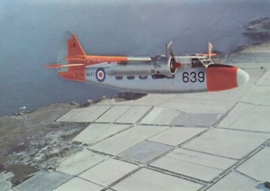 Military Aviation Postcard - Hunting Percival Sea Prince Aeroplane RR9776 - Picture 1 of 2