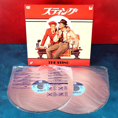 The Sting Laserdisc Japanese Import 2-LD Paul Newman Robert Redford Shaw 1983 Foto 1 de 4