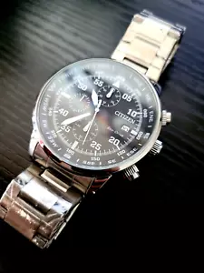 🔥NEW Citizen CA0695-17E Chrono Men's Aviator Watch - Picture 1 of 5