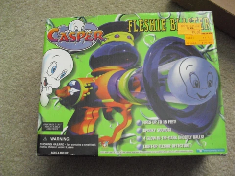 Vintage 1997 Trendmasters Casper Fleshie Blaster Toy NIP Cover