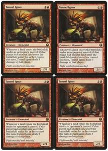 MTG Tunnel Ignus x4 Scars of Mirrodin Rare LP Playset - Picture 1 of 1