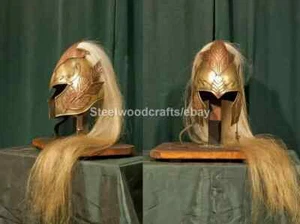 Medieval LOTR Elven Helmet Knight Helmet Lord of the ring Helmet With Plume - Picture 1 of 3
