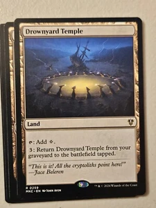 MTG | Drownyard Temple (x4 Playset) | (NM) Commander: Karlov Manor - Picture 1 of 1