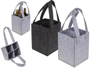 Flaschentasche Flaschenträger Bottlebag Tasche für 4 Flaschen Tragetasche NEU - Picture 1 of 3