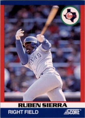 1991 Score 100 Superstars #12 Ruben Sierra - NM-MT - Image 1 of 2