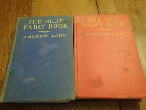The Blue + Red Fairy Book 2 Volume Bundle by Andrew Lang - acceptable - stains - Picture 1 of 12