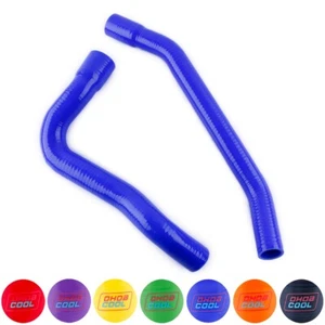 Manguera de refrigerante de radiador de silicona para 82-92 Chevy Camaro/Firebird Trans AM V8 azul - Imagen 1 de 14