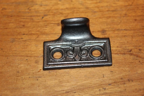 Antique Victorian Brass Plated Cast Iron Window Lift P-75 Cover