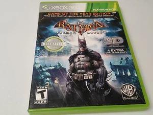 Batman: Arkham Asylum -- Game of the Year Edition (Microsoft Xbox 360, 2010) - Picture 1 of 3