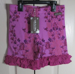 NWT Matilda Jane Girl's Purple Floral Ruffle Shorts Size 10 - Picture 1 of 4