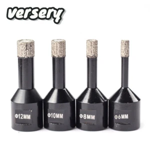 6-12mm M14 Dry Diamond Core Drill Bits For Porcelain Granite Tile Glass Marble - Picture 1 of 14