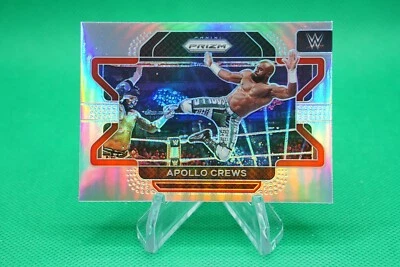 2022 Prizm WWE Base Horizontal Prizms Silver #74 Apollo Crews Raw TU1 - Image 1 of 2