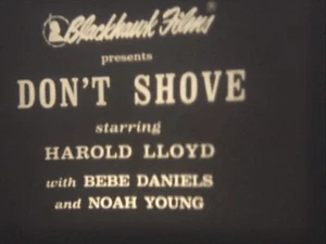 “Don’t Shove” (1919) Super 8mm Film, Harold Lloyd, Bebe Daniels, Roller Skating - Picture 1 of 24