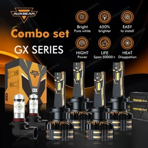 For Mercedes-Benz C230 2002-2007 AUXBEAM Combo LED Headlight Bulbs+Fog Lamp 6pcs - Picture 1 of 11