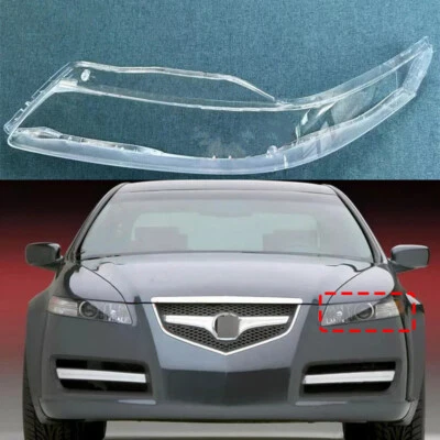 New Left Headlight Lens Shell Cover Housing Cap Seal Glue For Acura TL 2004-2008 — 第 1/4 张图片