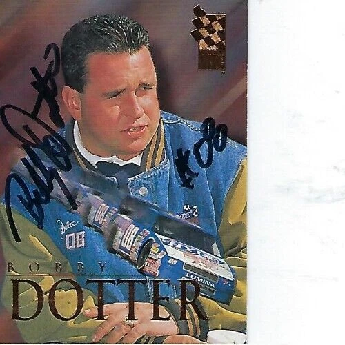 BOBBY DOTTER SIGNED 1995 PRESS PASS RACING #39 - NASCAR - Image 1 of 1