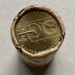 2020 $1 QANTAS Centenary Royal Australian Mint Coin Roll of 20 Coins T/T - Bild 1 von 3