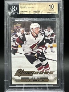2015-16 Upper Deck Max Domi Canvas Young Guns BGS 10 - Bild 1 von 2