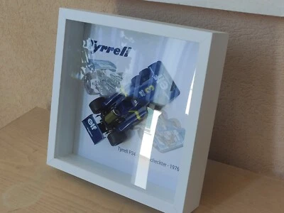 Tyrrell P34 Jody Scheckter 1976 Die Cast 1/24 Modellino Formula 1 In Quadro 3D - Immagine 1 di 4