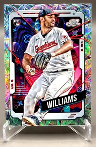 2024 Topps Cosmic Chrome Gavin Williams Rookie Nucleus Refractor Guardians RC SP - Imagen 1 de 3
