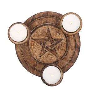 Pentagram Tea Light Candle Holder - Picture 1 of 1