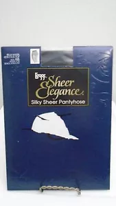Leggs Sheer Elegance Collant Trasparente Setoso Taglia AB Nero Ombra - Foto 1 di 3