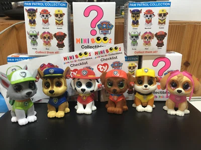W-F-L TY Mini Boos Paw Patrol  Sammelfiguren  5 cm Glubschis Auswahl handbemalt - Bild 1 von 2