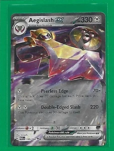 Pokémon TCG SV-Paradox Rift Aegislash ex #135/182 Double Rare - Bild 1 von 2