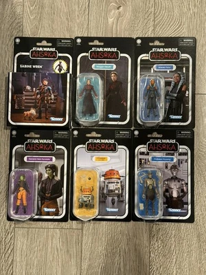 Star Wars Винтажная Коллекция ЛОТ ТОВАРОВ AHSOKA x6 TVC Sabine Hera Chopper - Изображение 1 из 2