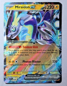 Miraidon ex 028 Sv: Scarlet & Violet Promo Cards Holo - Picture 1 of 7