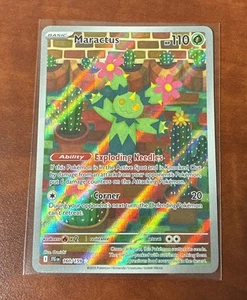 Maractus 160/159 SV09: Viaje Juntos Ilustración Raro Pokemon TCG Tarjeta Casi Nuevo/Muy Nuevo - Imagen 1 de 2