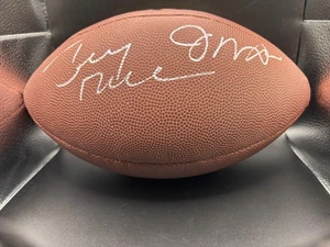Joe Montana & Jerry Rice Autografiado Wilson NFL Fútbol 4/9 Salón de la Fama 49ers B/F - Certificado de Autenticidad - Imagen 1 de 24