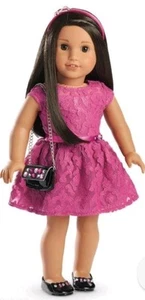 RETIRED AMERICAN GIRL MERRY MAGENTA OUTFIT *NIB - Picture 1 of 4