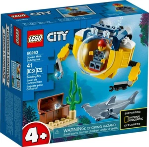 Ocean Mini-Submarine Lego City Oceans (60263) Retired - Picture 1 of 3
