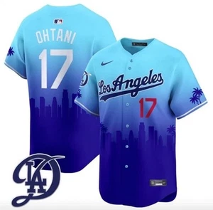 Nike #17 Shohei Ohtani 2024 Los Angeles Dodgers City Conn Trikot Herren Größe Medium - Bild 1 von 3