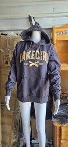 Sudadera con capucha Lakegirl azul marino, talla mediana - Imagen 1 de 1