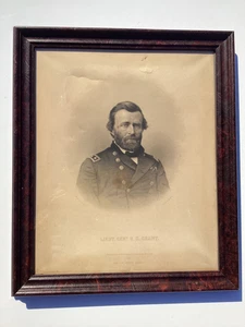 Seltene Lieut. General Ulysses S. Grant Gravur - Bild 1 von 13