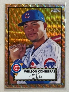 Willson Contreras 2021 Topps Chrome Platinum /50 Gold & Rose Gold Wave #221 - Bild 1 von 2
