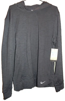 Sudadera con Capucha Nike Dri-Fit Yoga Para Hombre Ligera Calce Suelto Talla M DQ4886-045 Gris Foto 1 de 4