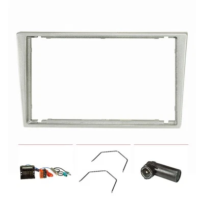 Doble embellecedor de radio DIN adecuado para Opel Corsa C Combo Vectra C Mer... - Imagen 1 de 4