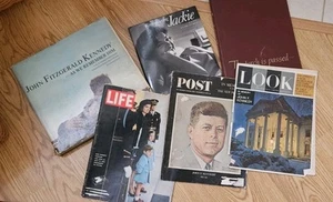 Vintage President Kennedy Magazines, coffee table book and more - Picture 1 of 9